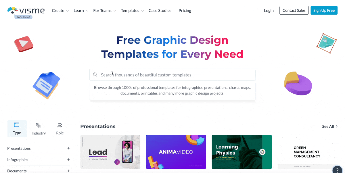 SCORM - Visme training content templates