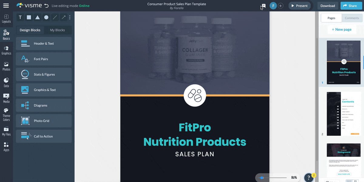 sales strategy example - collaborate with team members