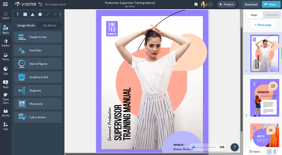 content authoring tool - user friendly interface