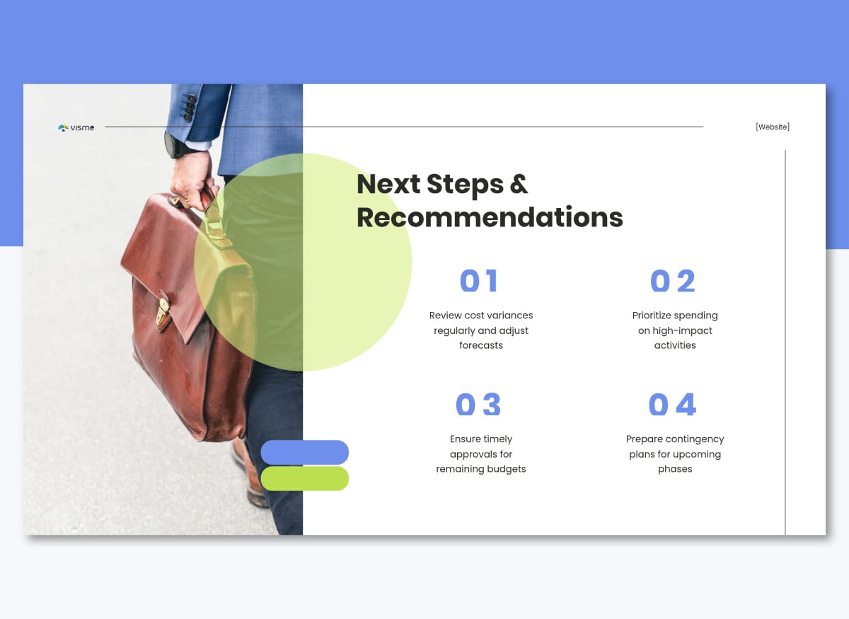 How to create a successful project presentation - next steps and recommendations