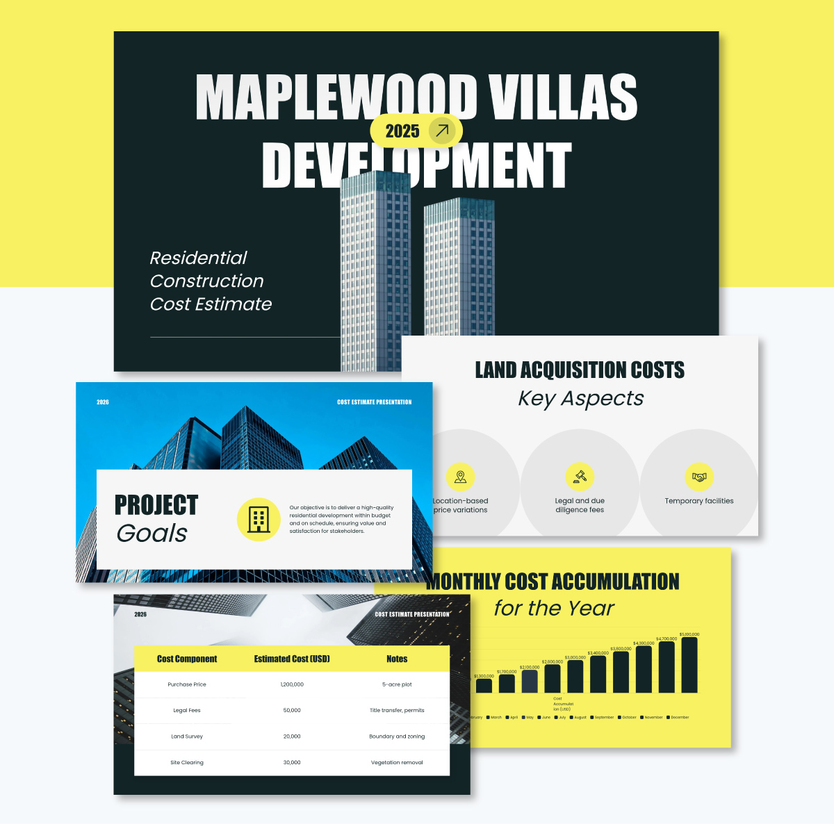 How to create a successful project presentation - Maplewood villas development