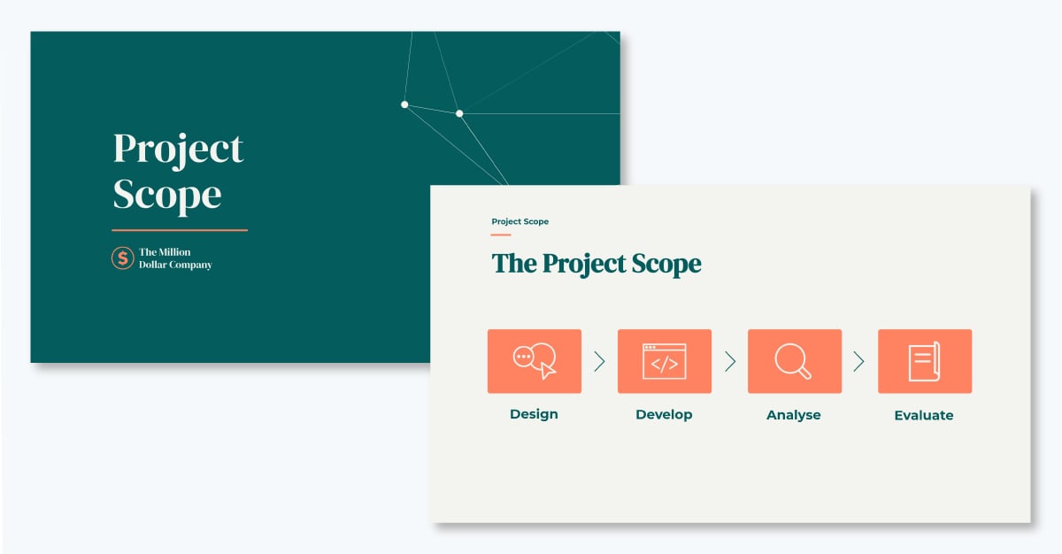 How to create a successful project presentation - The project scope