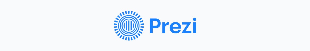 Prezi's logo against a white background