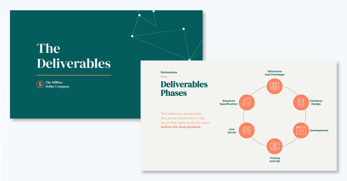 How to create a successful project presentation - The variables