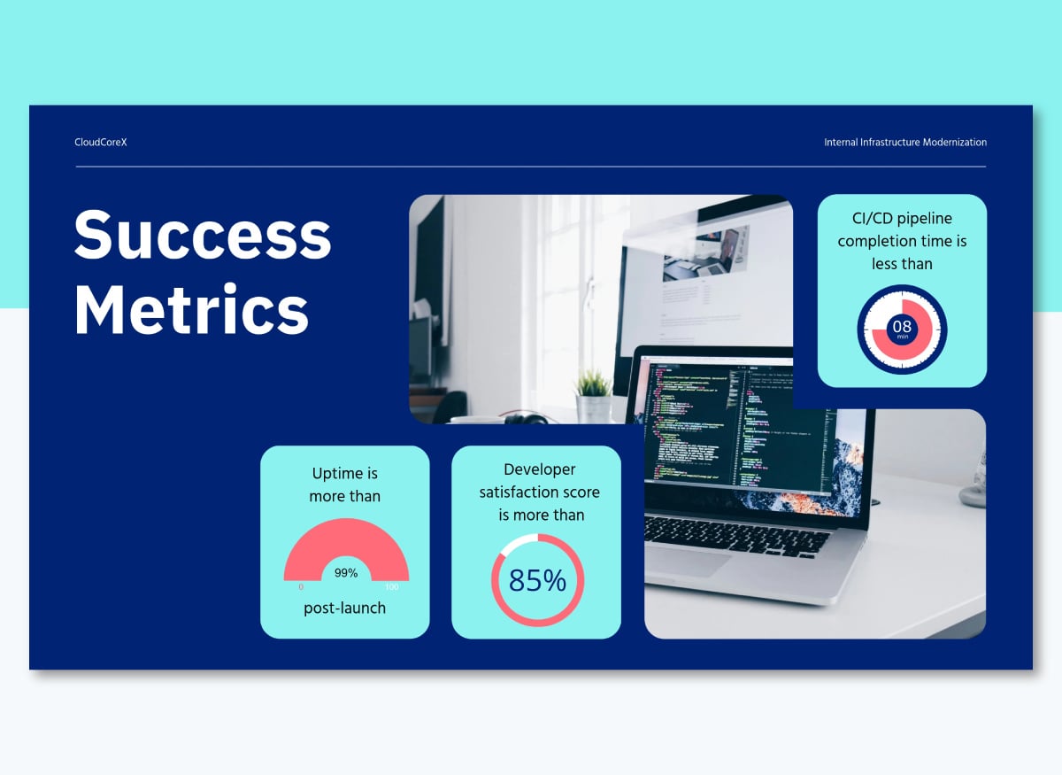 How to create a successful project presentation - Success metrics