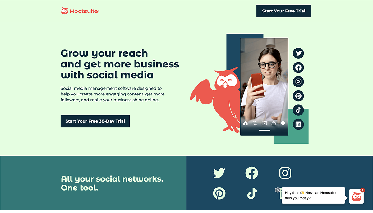 Social Media Competitor Analysis - Hootsuite
