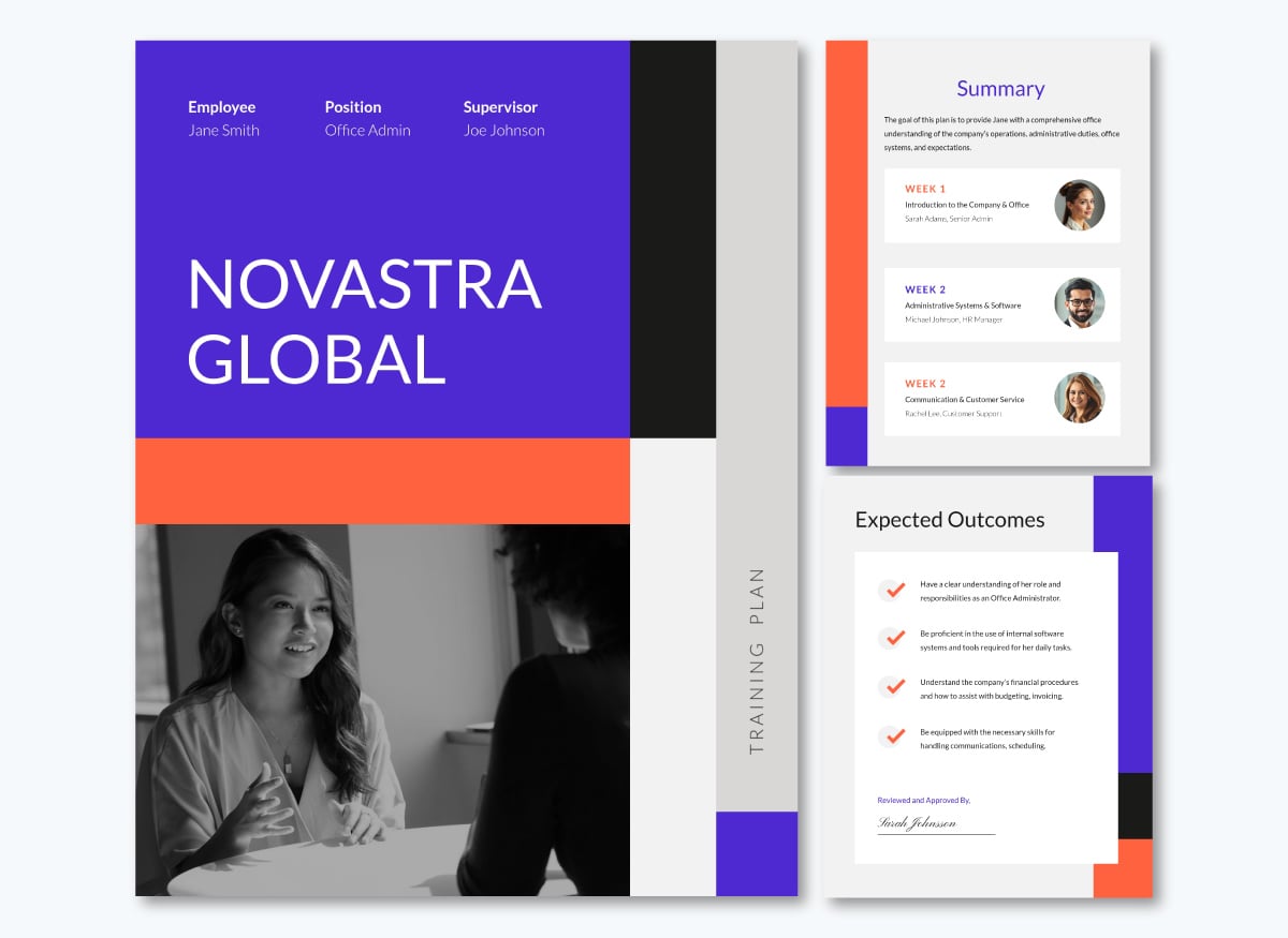 employee training plan - Onboarding Employee Training Plan