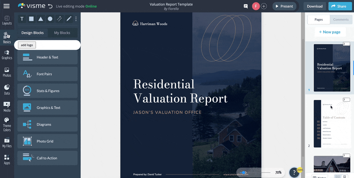 Lead magnet ideas - GIF of data Visualization 