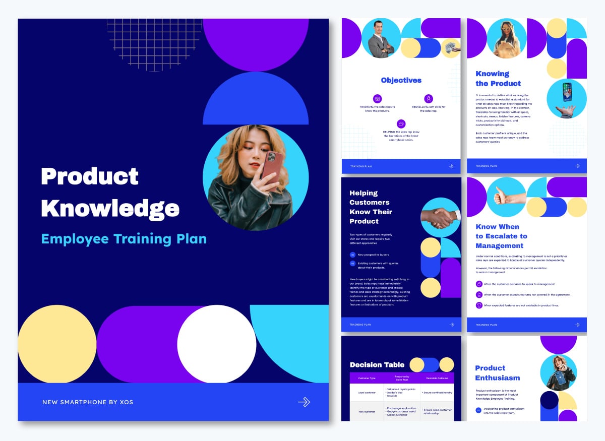 employee training plan - Product Knowledge Employee Training Plan