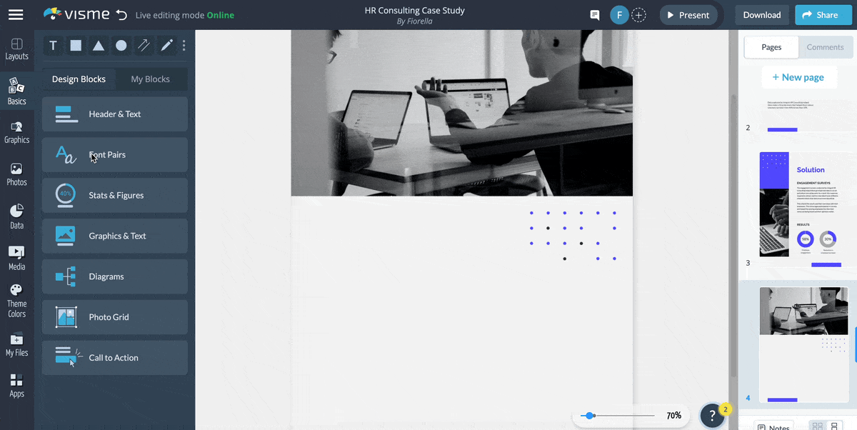 product management skills- Visme survey integration
