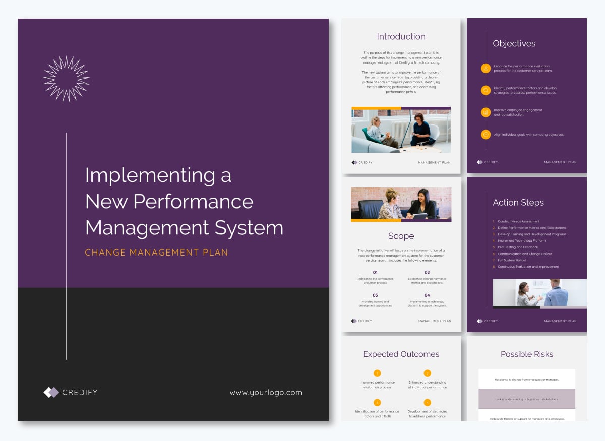 employee training plan - Organizational Change Training Plan