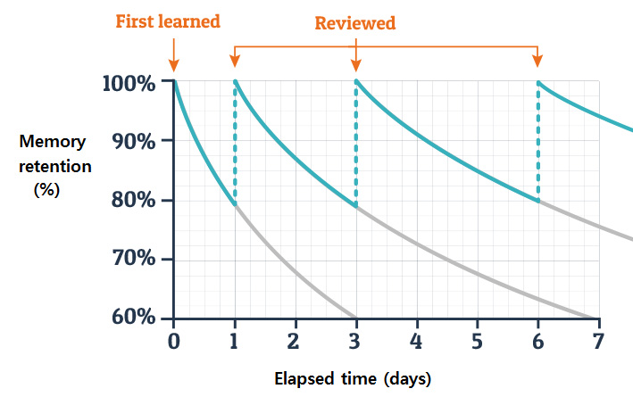 Ebbinghaus' Forgetting Curve