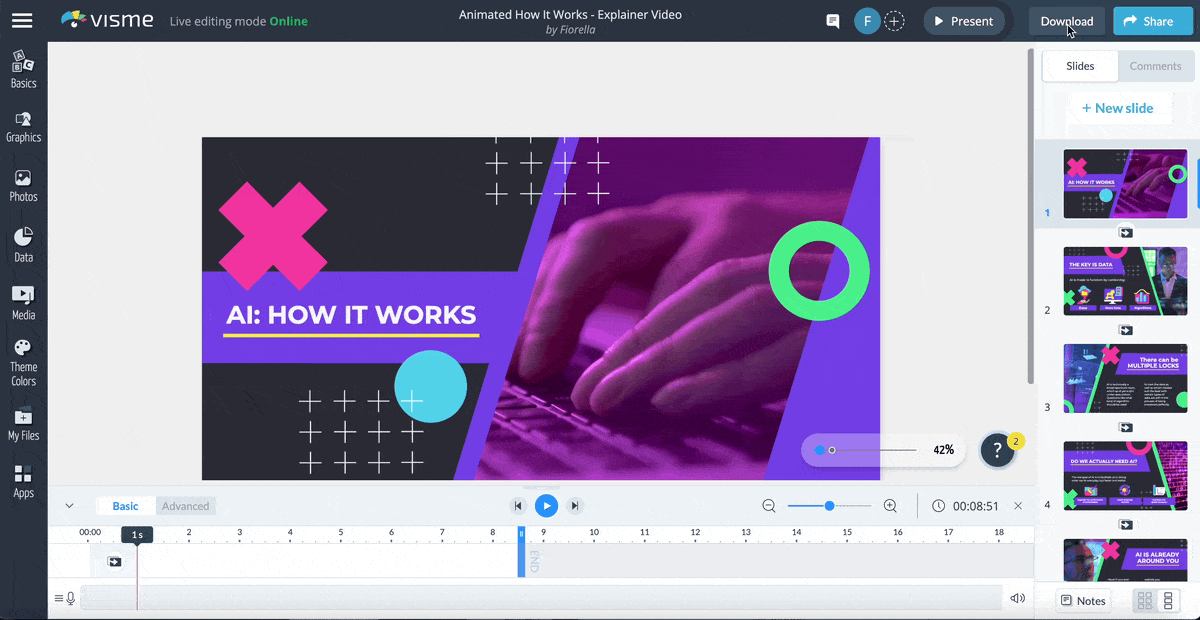 a GIF of tagging team members in projects
