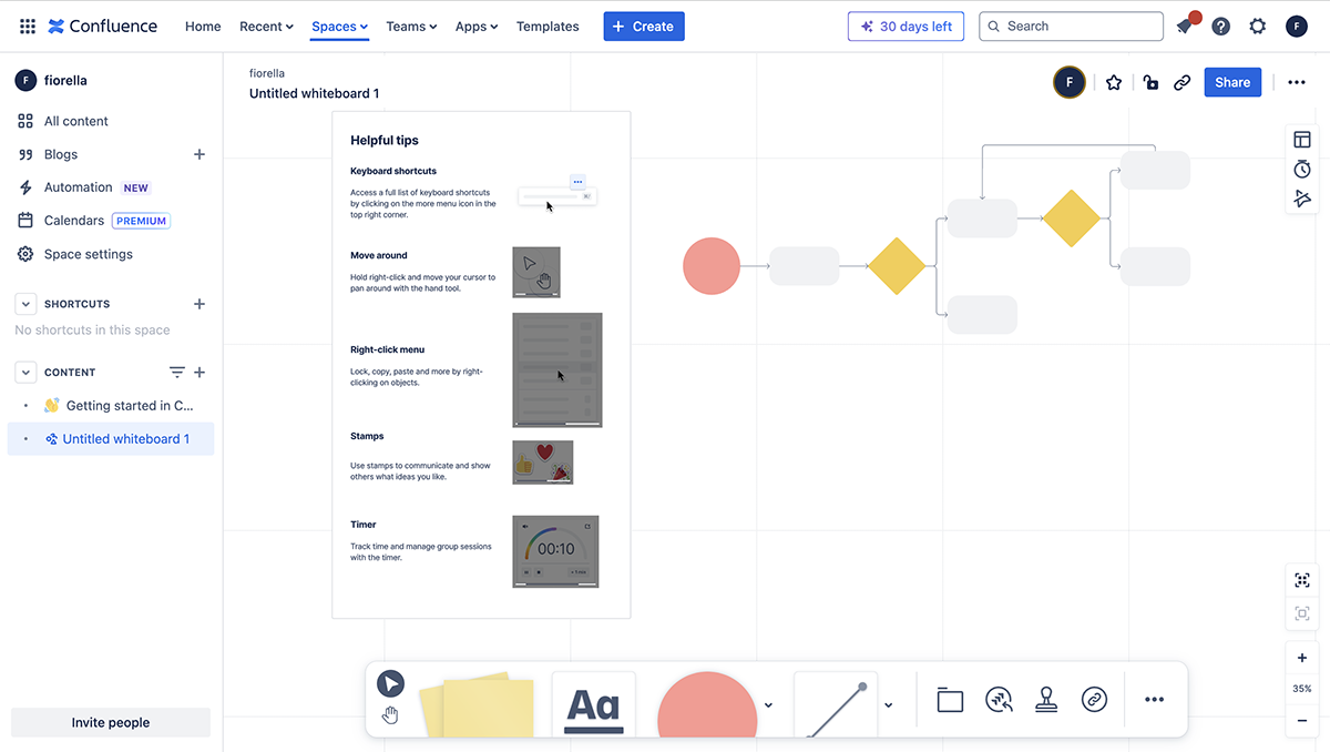 Visio alternatives - A screenshot of the Draw.io diagramming interface.