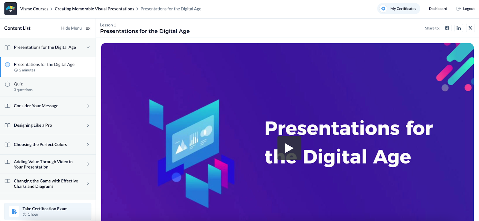 interactive learning examples - Visme