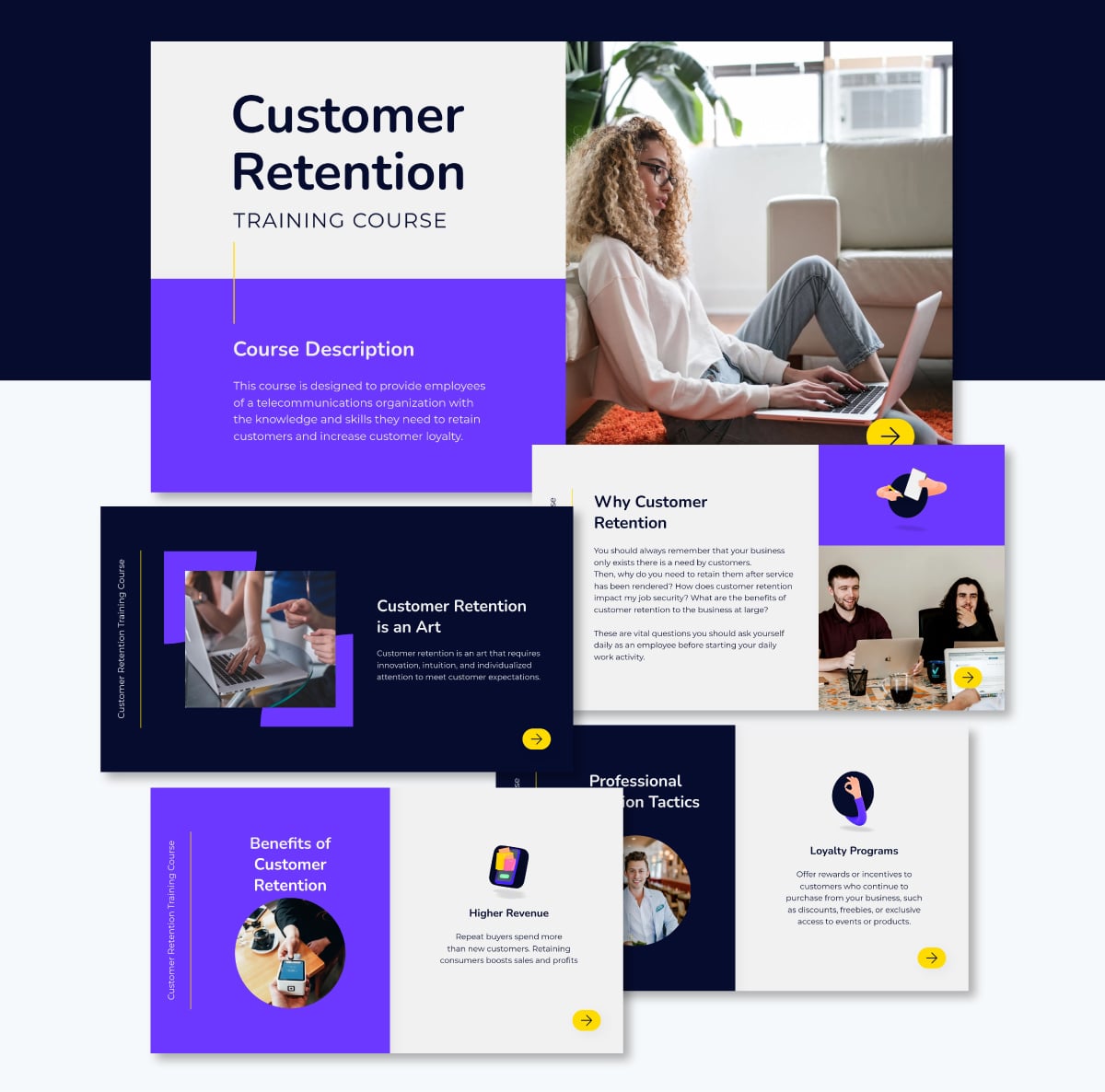 customer retention training course presentation