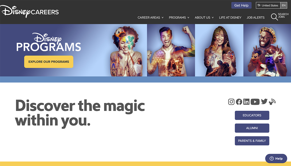 training and development - Disney