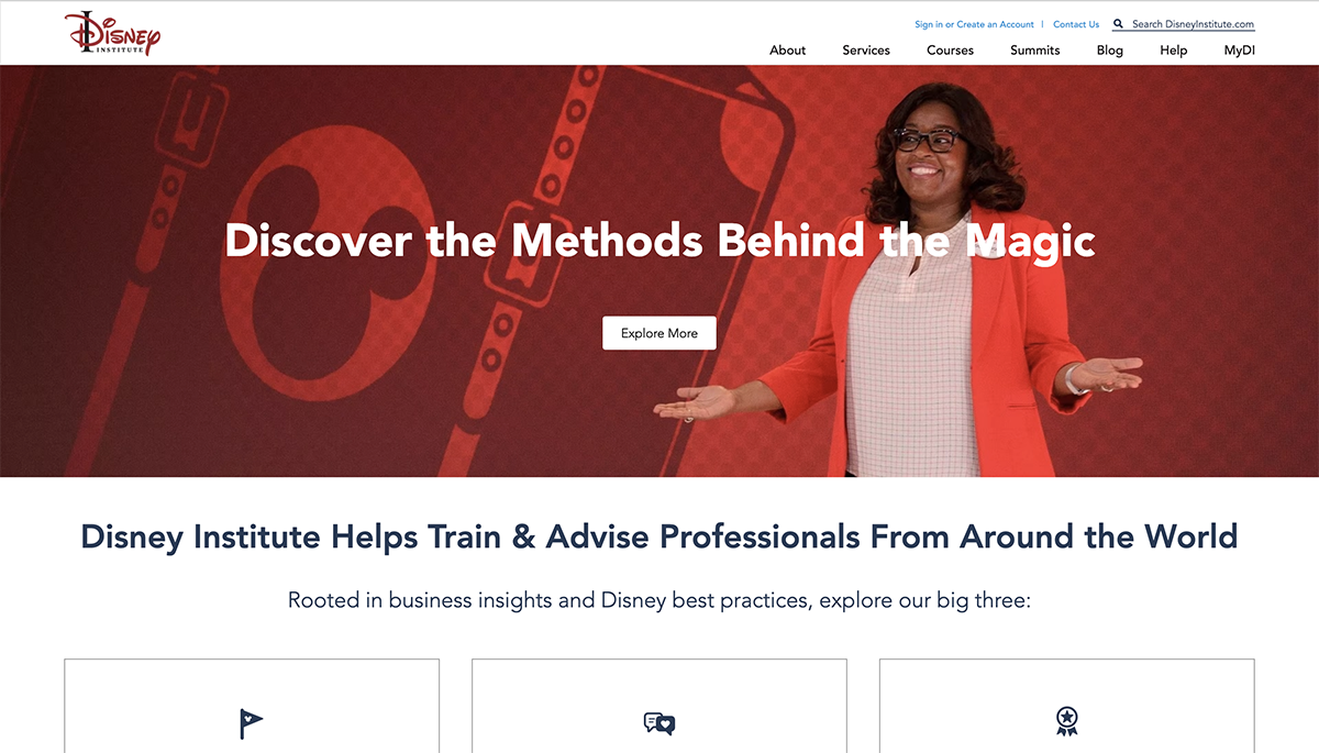 training and development - Disney 1