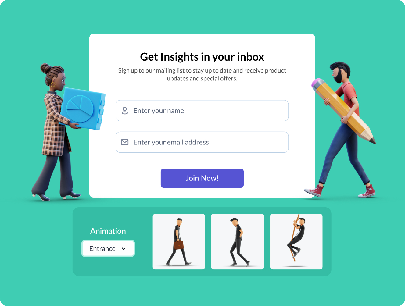 Visme Forms Inbox Subscription 