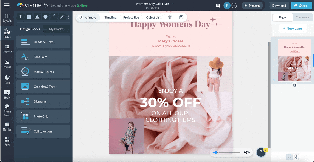 A GIF showing how the QR code works