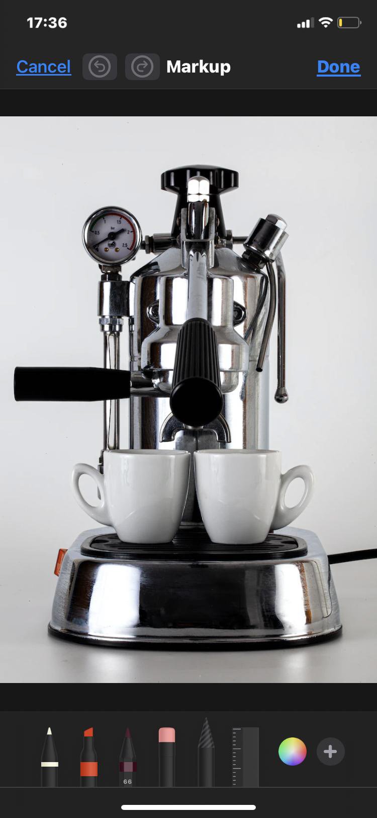 Choosing a Photo or Taking a Screenshot iphone