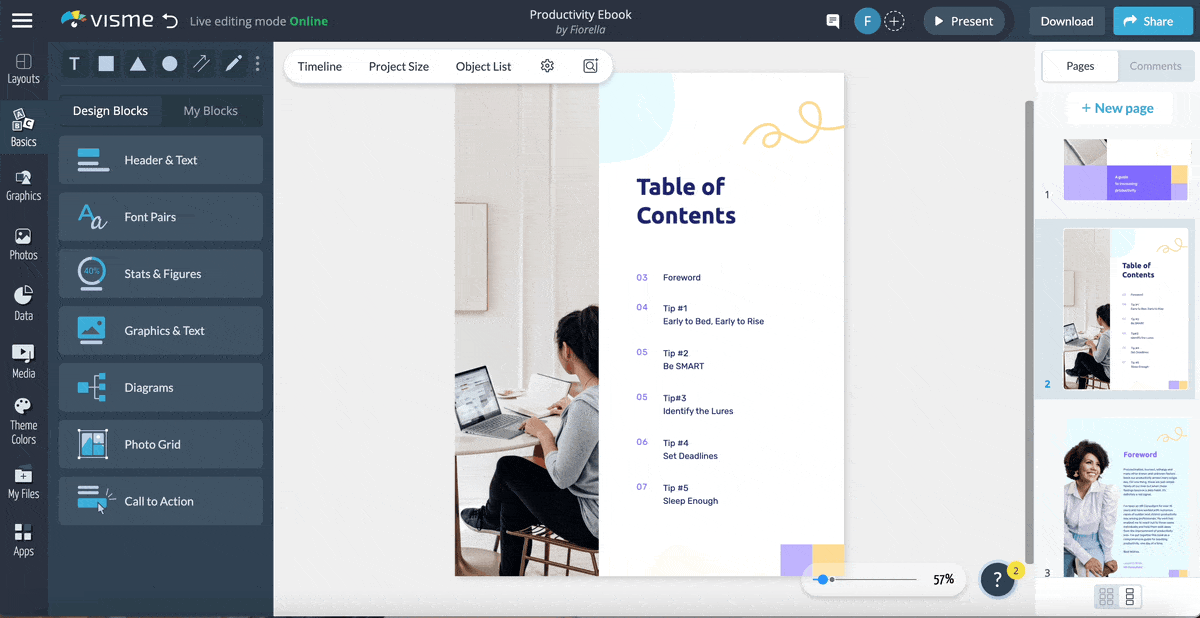  a GIF showing how the hover effect works 