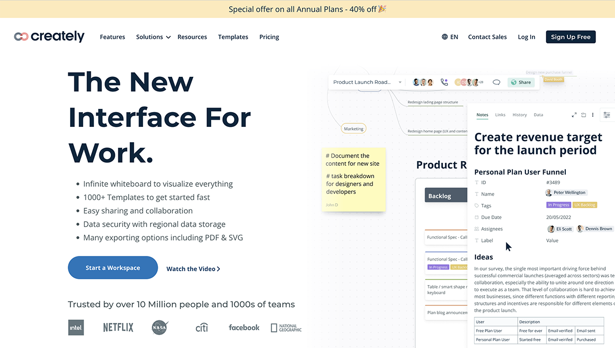 decision tree maker - Creately home page