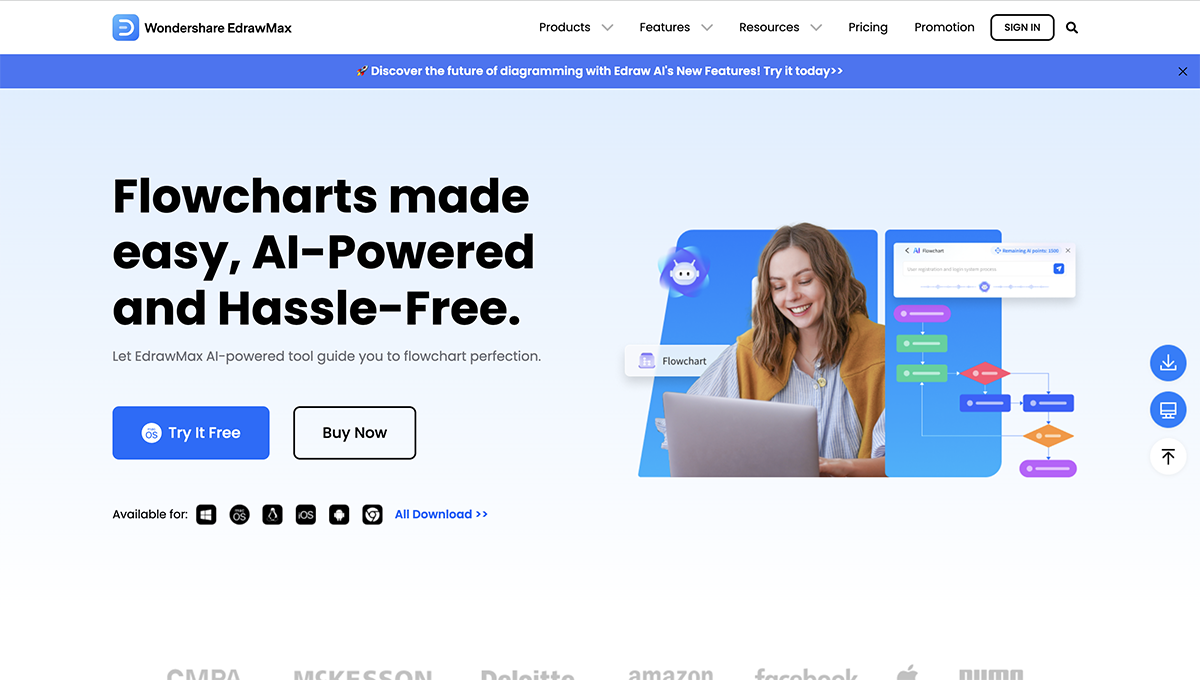 EdrawMax feature page