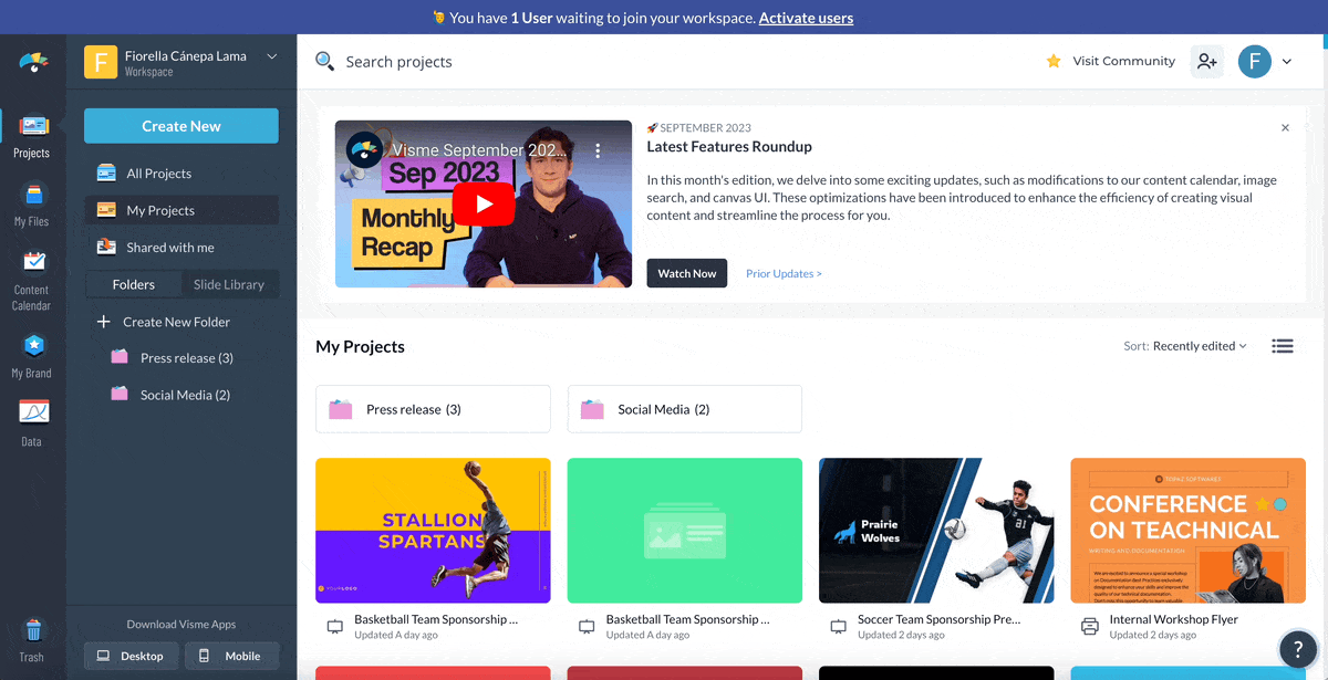  A GIF SCROLLING THROUGH PRESENTATION LIBRARY