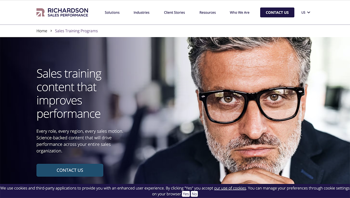 Sales enablement training- Richardson Sales Performance