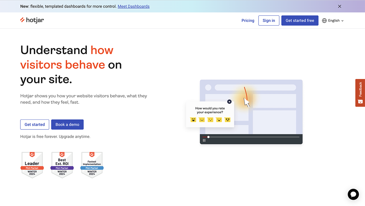 B2B Lead Generation Tools - Hotjar