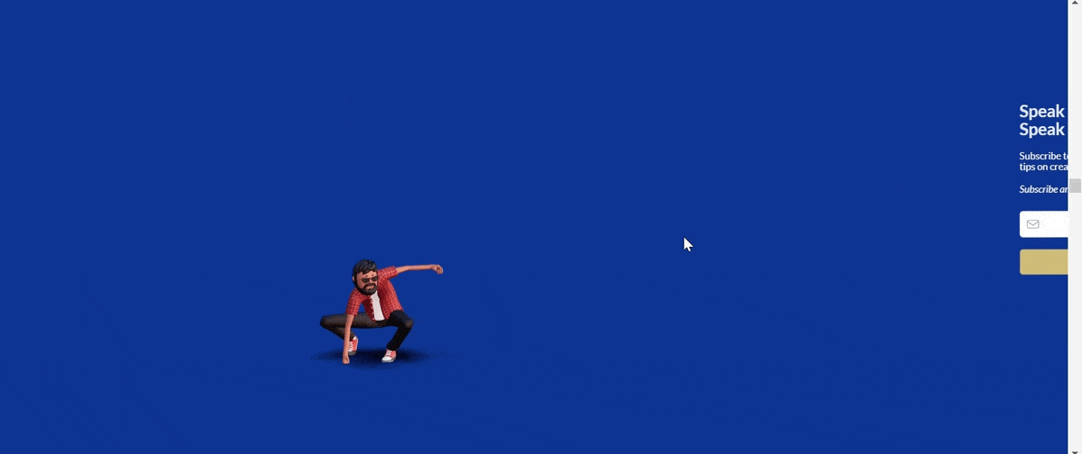 Website pop examples - Visme