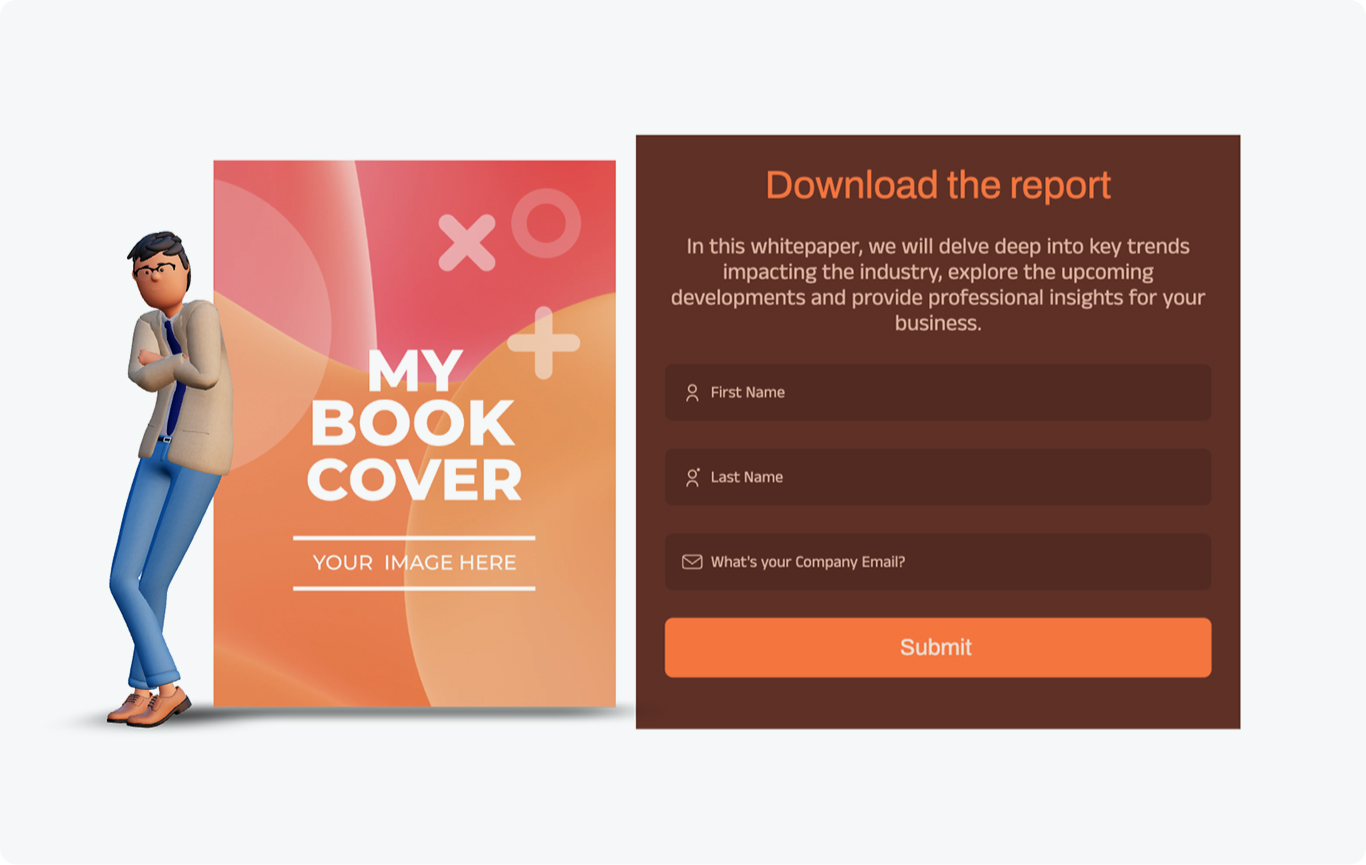 Business Whitepaper Download Website Pop-Up Template