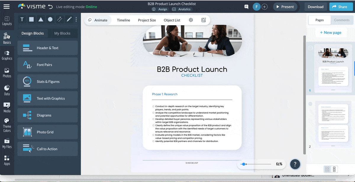 a GIF of the workflow feature