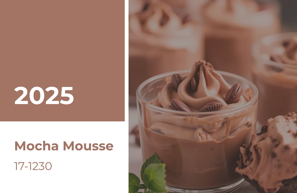 Mocha Mousse Pantone Color of the year 2025