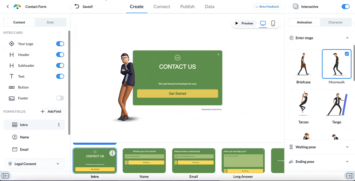 Customizing Visme Forms 