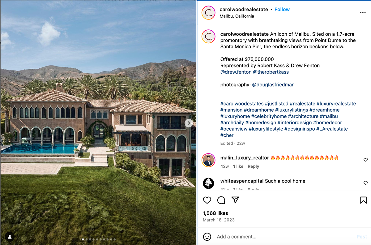 Real Estate Lead Generation Ideas - Share Instagram Posts and Stories