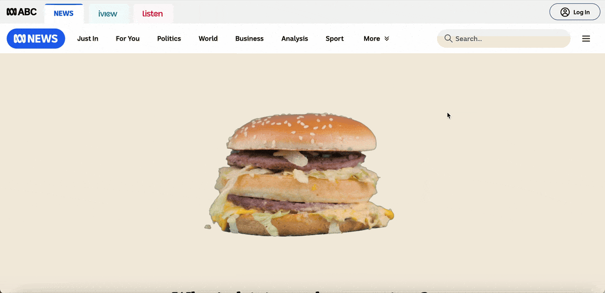 best infographic examples - What’s Driving Up Burger Prices