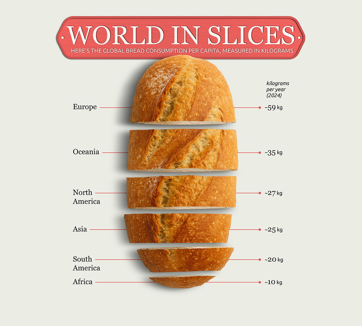 best infographic examples - World in Slices
