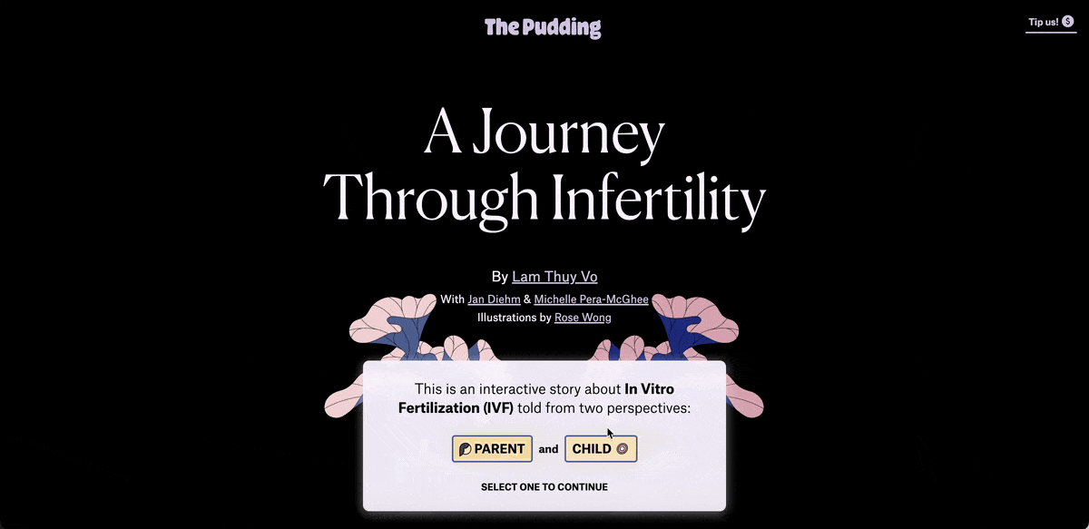 best infographic examples - A Journey Through Infertility