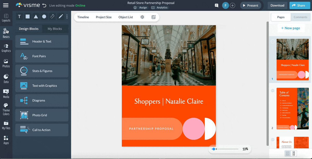 Customize your business proposal template
