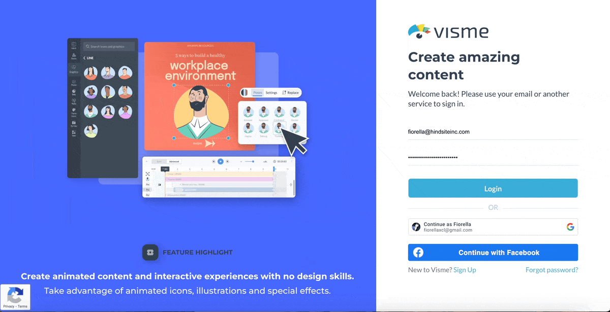 financial projection template - Login to Visme and Choose Your Template 