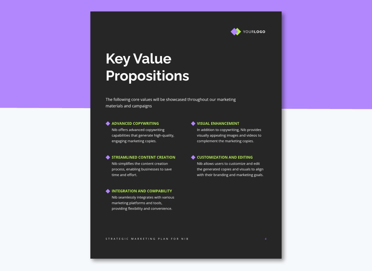 how to create a marketing plan - position your offer 
