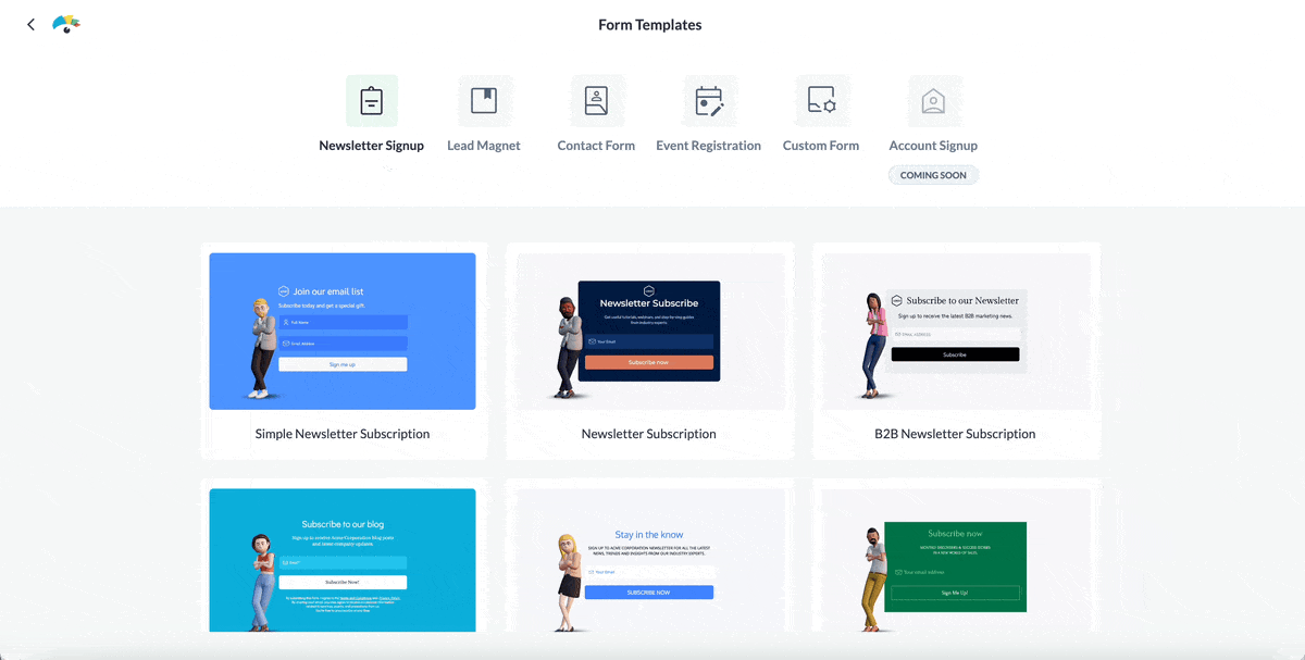 SurveyMonkey Alternatives - Visme forms templates