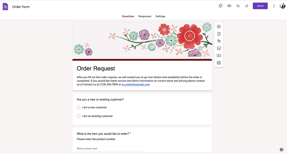 jotform vs google forms - Google forms editor