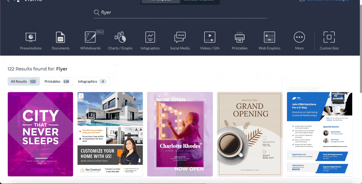 Choose a Business Flyer Template