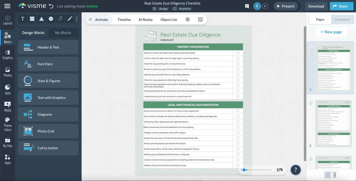 Customize Your Due Diligence Checklist Template