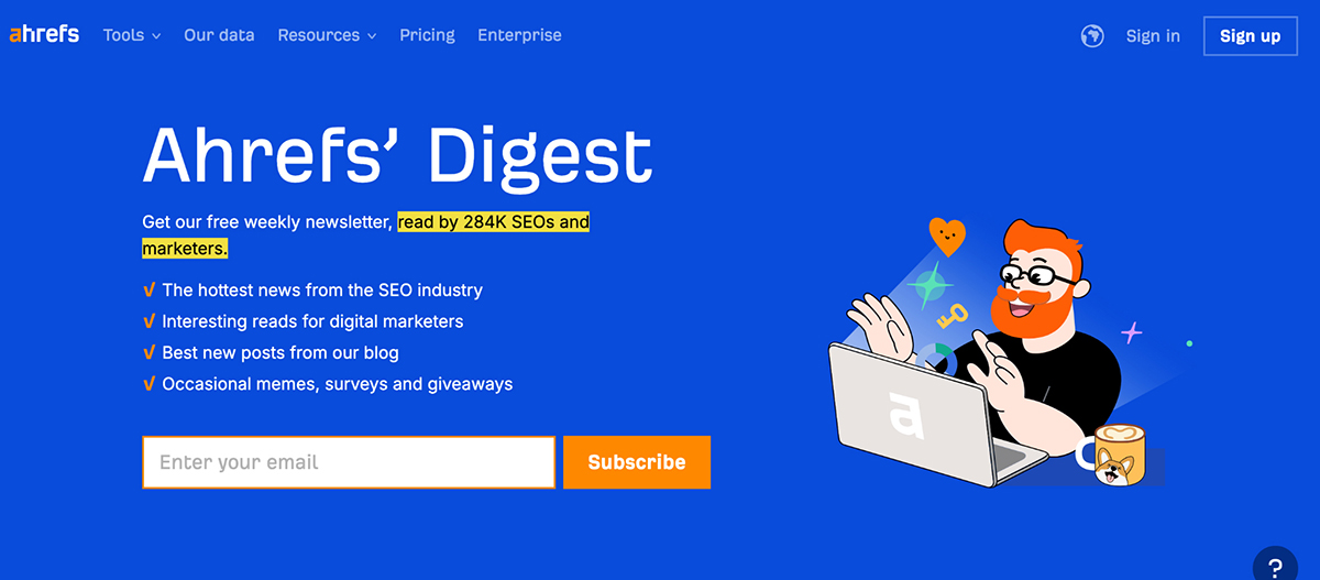 create a lead magnet - Ahrefs