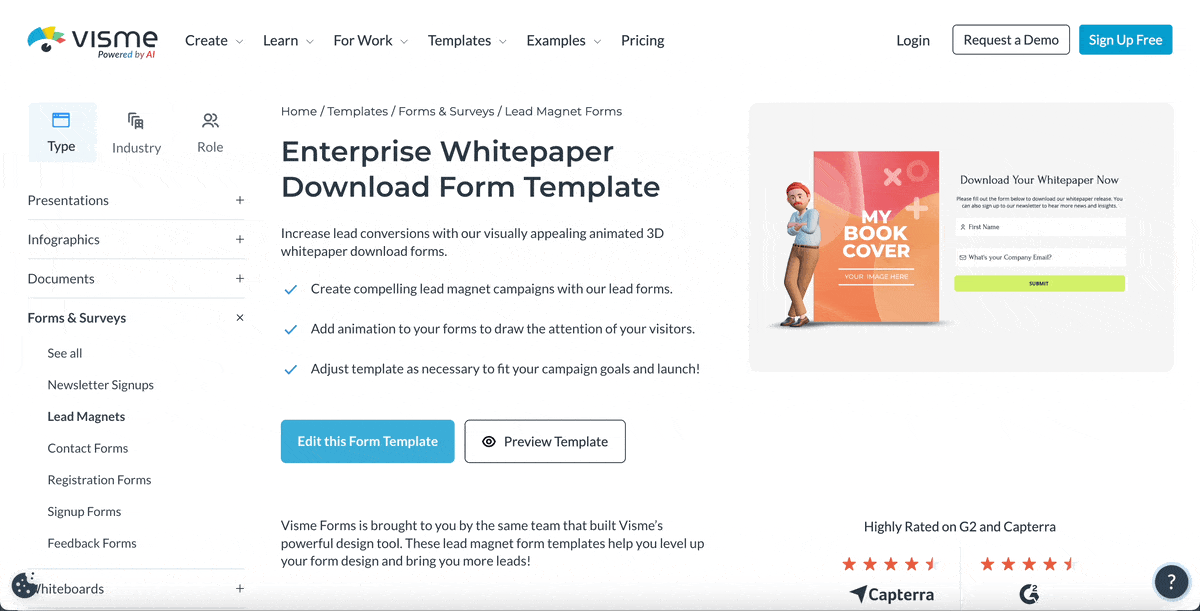 Enterprise Whitepaper Download Form Template