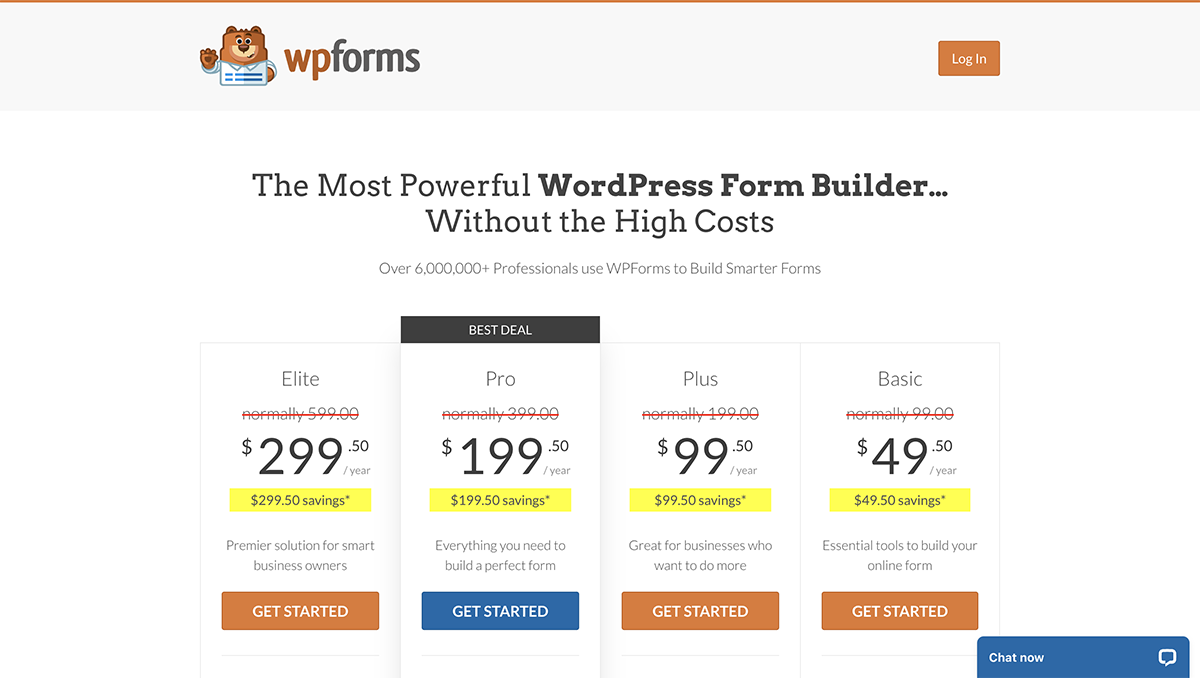 WPForms Gravity Forms Alternatives